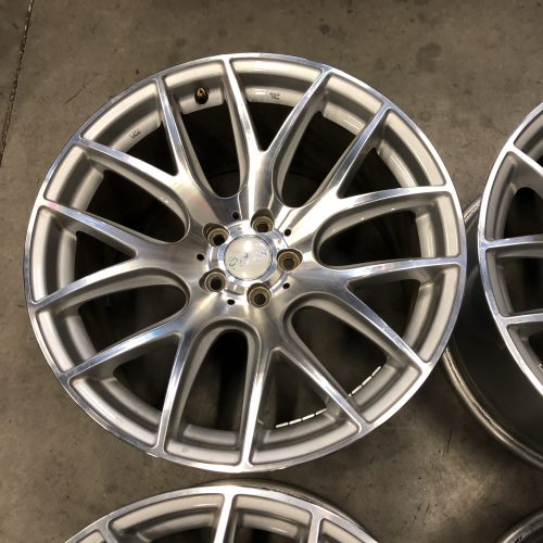 MIRO 111 Silver with Machine Polish Face 18x9.5 (+40) 5x100 Wheels - Image 5