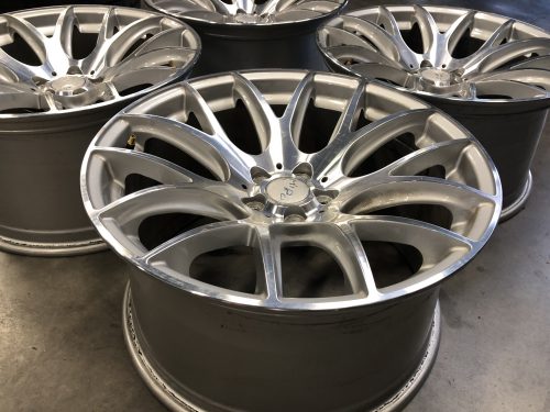 MIRO 111 Silver with Machine Polish Face 18x9.5 (+40) 5x100 Wheels - Image 6