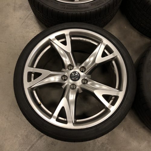 Nissan 370Z 19" OEM Rays ENG Forged Wheels and Tires - Image 2