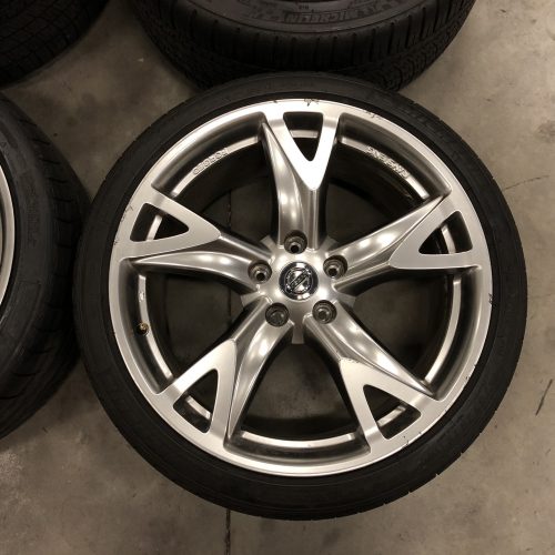 Nissan 370Z 19" OEM Rays ENG Forged Wheels and Tires - Image 3