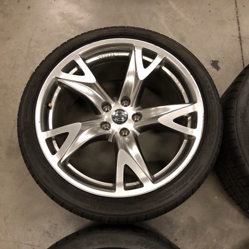 Nissan 370Z 19" OEM Rays ENG Forged Wheels and Tires - Image 5