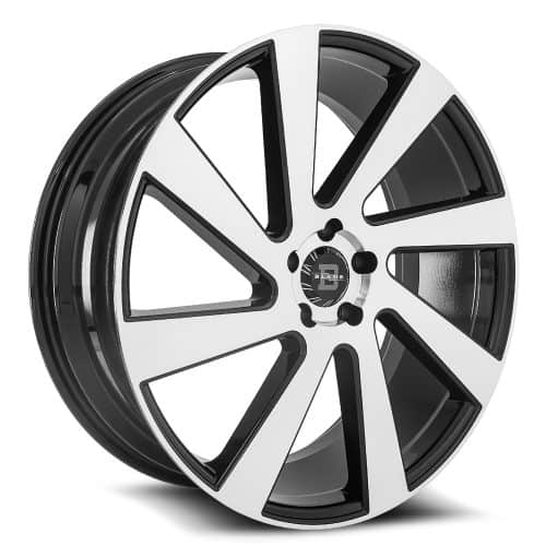 Blade Wheels  BL-406  Black and Machined  20x8.5  (+35)  5x112