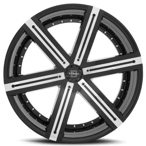 Blade Wheels  BRT-454  Gloss Black with Chrome Insert  26x9.5  (+25)  6x139.7 - Image 2