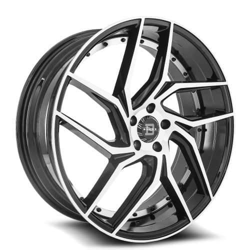 Blade Wheels  BRT-456  Black and Machined  20x8.5  (+35)  5x112