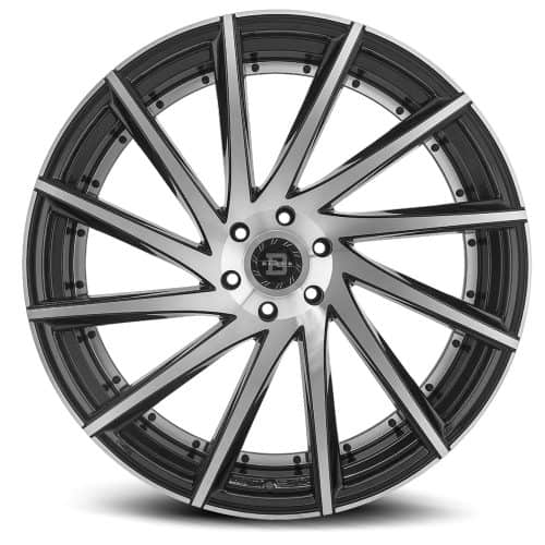 Blade Wheels  BRT-457  Black and Machined  24x9  (+20)  5x120