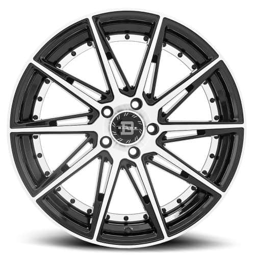 Blade Wheels  BRT-458  Black and Machined  20x8.5  (+35)  5x120