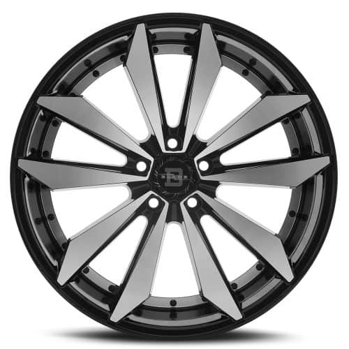 Blade Wheels  BRT-460  Black and Machined  22x9  (+20)  5x120