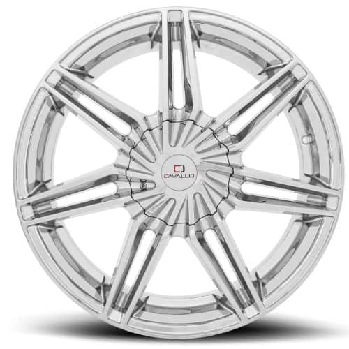 Cavallo  CLV-19  Chrome  20x8.5  (+25)  6x135/6x139.7