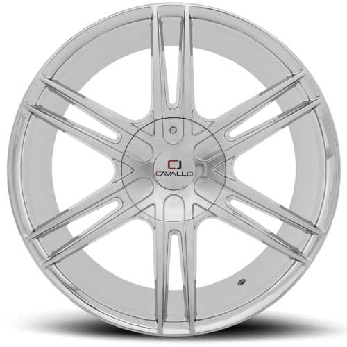 Cavallo  CLV-20  Chrome  22x9.5  (+25)  6x135/6x139.7