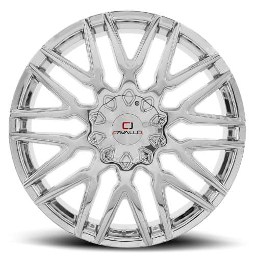 Cavallo  CLV-24  Chrome  20x8.5  (+35)  5x110/5x114.3