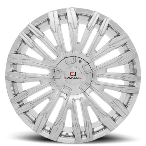 Cavallo  CLV-28  Chrome  22x9.5  (+15)  5x115/5x120