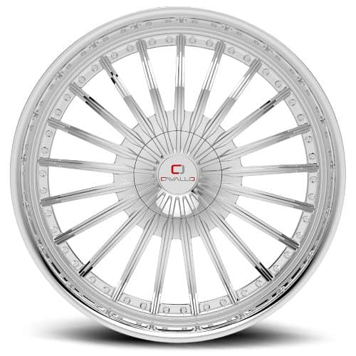 Cavallo  CLV-32  Chrome  22x8.5  (+38)  5x108/5x114.3