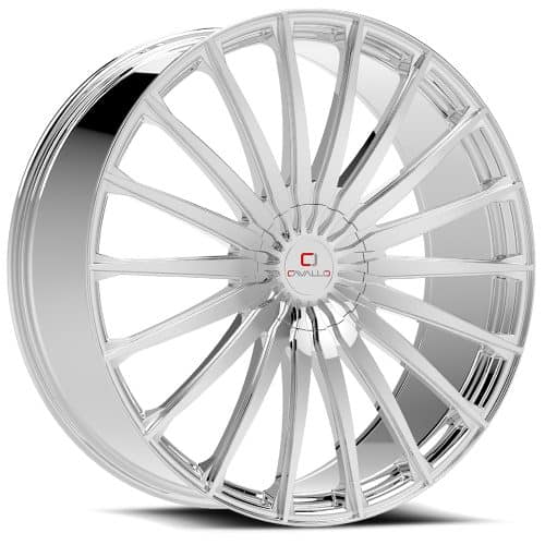 Cavallo  CLV-34  Chrome  20x8.5  (+35)  5x110/5x114.3