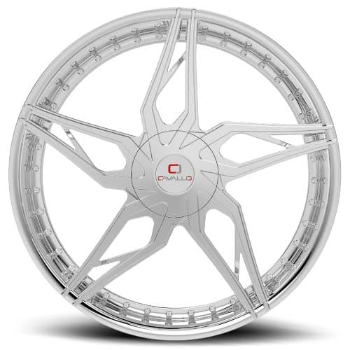 Cavallo  CLV-38  Chrome  22x8.5  (+38)  5x110/5x114.3