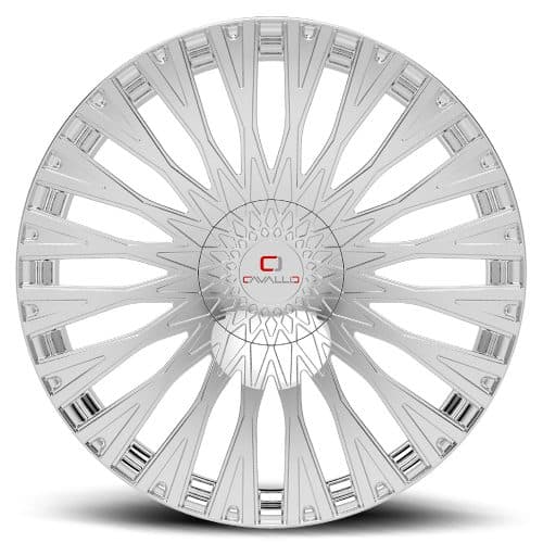 Cavallo  CLV-40  Chrome  20x8.5  (+35)  5x108/5x114.3