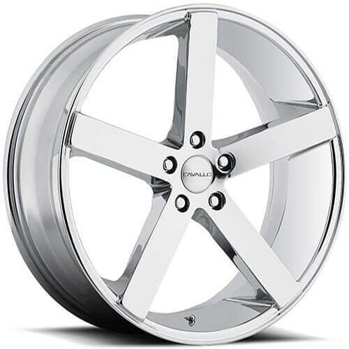 Cavallo  CLV-5  Chrome  18x8  (+35)  5x112/