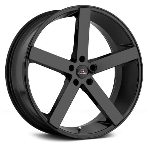 Cavallo  CLV-5  Gloss Black  24x9  (+30)  5x120/