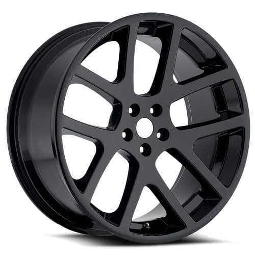 OE Revolution  107  Gloss Black  22x10  (+25)  5x139.7/