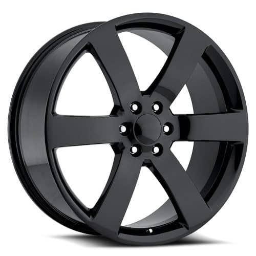 OE Revolution  165  Gloss Black  20x8  (+45)  6x127/