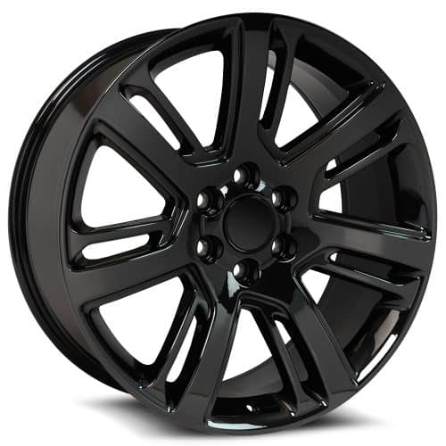 OE Revolution  D-04  Gloss Black  24x10  (+31)  6x139.7/