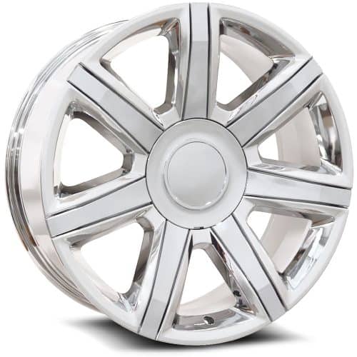 OE Revolution  D-05  Chrome with Chrome Insert  22x9  (+31)  6x139.7/