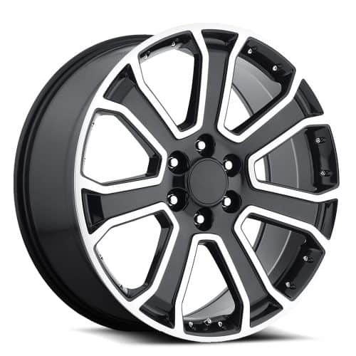 OE Revolution  G-06  Gloss Black Milled  22x9  (+31)  6x139.7/