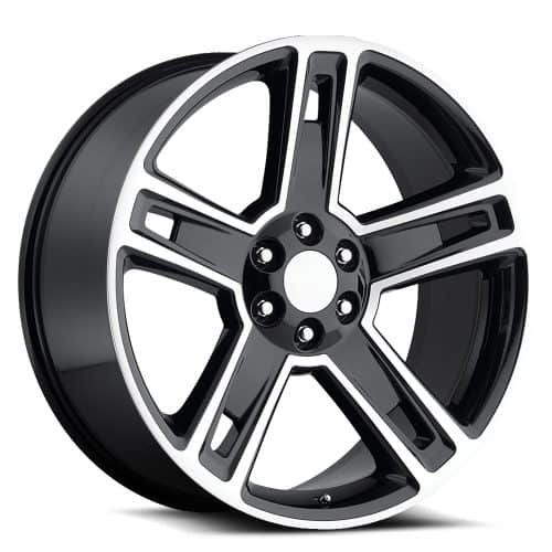 OE Revolution  G-07  Gloss Black and Machined face  20x9  (+31)  6x139.7/