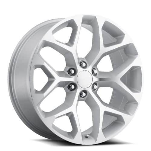 OE Revolution  G-09  Silver with Machined Face  26x10  (+31)  6x139.7/