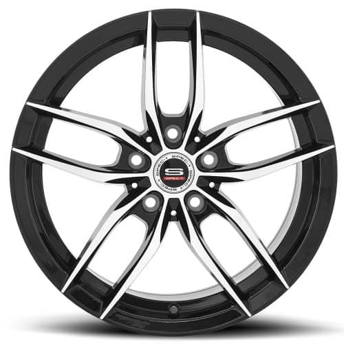 Spec 1  SP-50  Black and Machined  18*8.0x  (+35)  5x114.3/