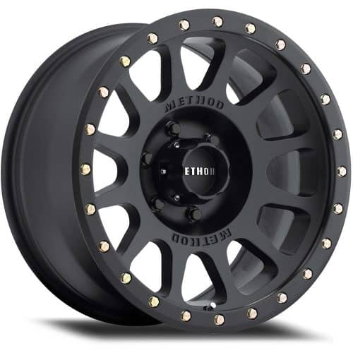 Method Racing 305 NV Matte Black 18x9 (-12) 8x165.1