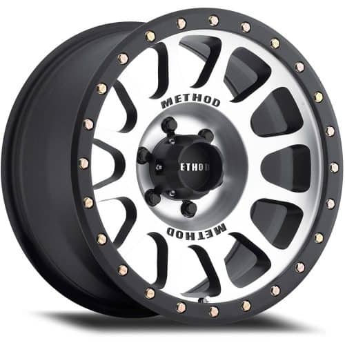 Method Racing 305 NV Matte Black with Machined Face 17x8.5 (+0) 6x139.7