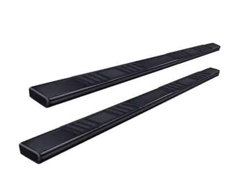 TrailFX 2018 Toyota Tundra 4" T4 Series Cab Length Black Trapezoid Step Bars