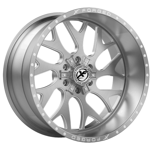 XF Offroad Forged  XFX-301  Brushed with Milled Windows  22x12  (-44)  5x139.7/5x150