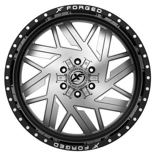 XF Offroad Forged  XFX-306  Gloss Black and Brushed  22x12  (-44)  5x139.7/5x150 - Image 2