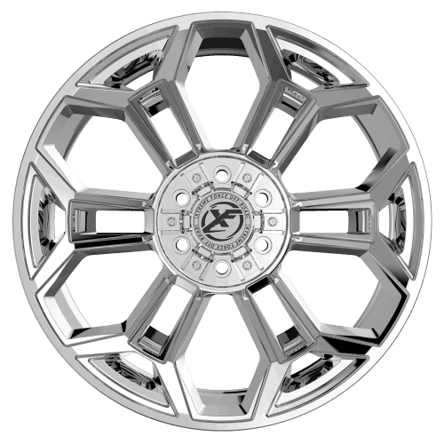 XF Offroad Forged  XFX-308  Chrome  17x10  (0)  8X170/8X180 - Image 2