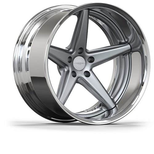 Vossen x Work VWS-3 Silver with Chrome lip 19x10 (+50) 5x120.65