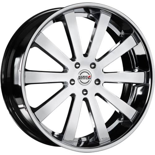 Heavy Hitters  HH10 Chrome 24 x 10 (+30) 6x139.7