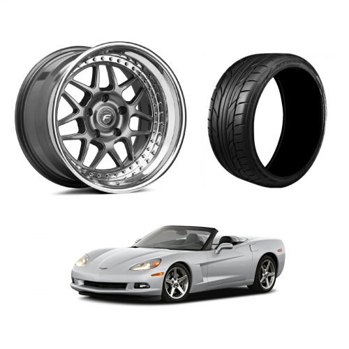 Forgestar Custom M14 Wheel + Tire Package for 2005 C5 Corvette