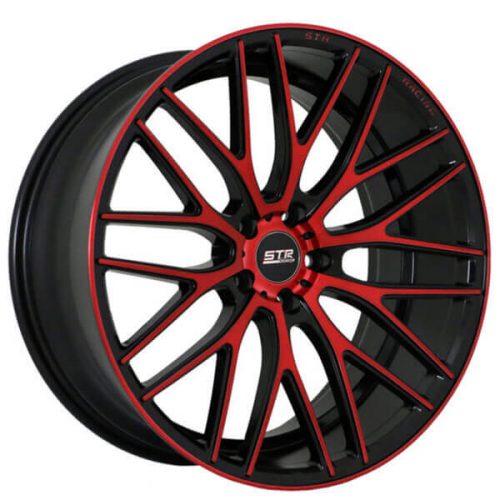 STR Racing 615 Red Face with Black Lip 20x9 (+30) 5x114.3