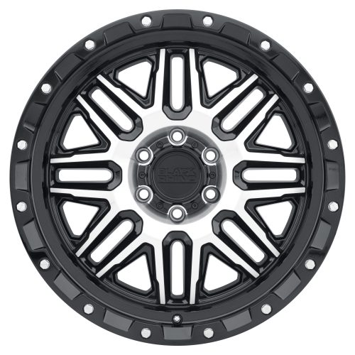 Black Rhino Alamo Gloss Black W/ Machined Face & Stainless Bolts 20x9 (+12) 6x120 - Image 3