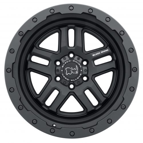 Black Rhino  Barstow  Textured Matte Black  20x8.5  (+30)  5x127 - Image 3