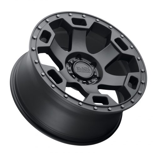 Black Rhino Gauntlet Semi Gloss Black W/ Gunmetal Bolts 18x9 (+2) 5x139.7 - Image 2