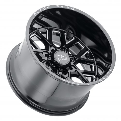 Black Rhino Grimlock Gloss Black & Milled 20x9.5 (-18) 8x165.1 - Image 2