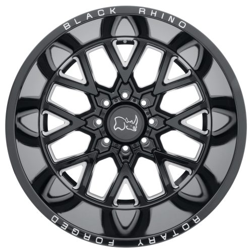 Black Rhino Grimlock Gloss Black & Milled 20x9.5 (-18) 8x165.1 - Image 3