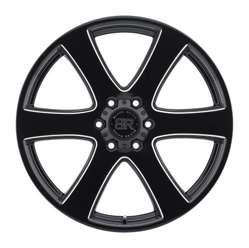 Black Rhino Haka Gloss Black W/ Milled Spokes 20x8.5 (+45) 6x139.7 - Image 3