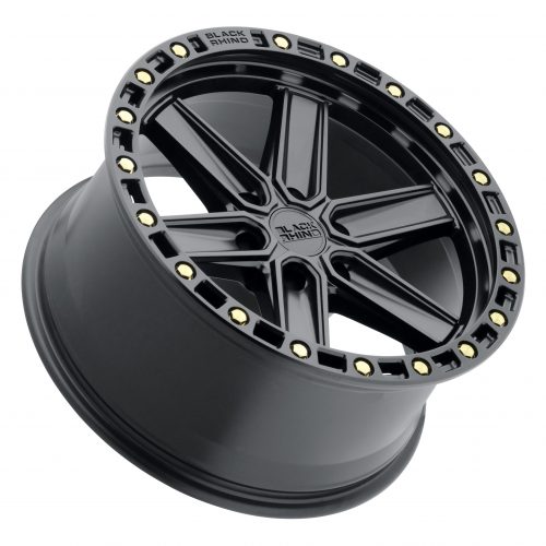 Black Rhino Henderson Matte Black W/ Brass Bolts 20x9.5 (-18) 6x139.7 - Image 2