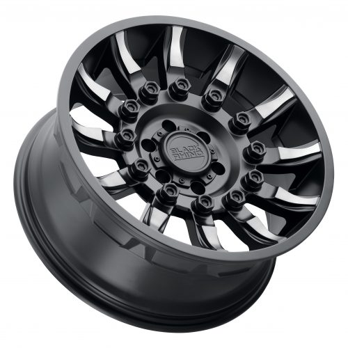 Black Rhino Mission Matte Black W/ Machined Tinted Spokes 18x9 (+12) 6x139.7 - Image 2