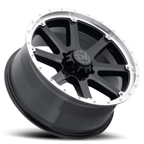 Black Rhino  Moab  Gloss Black With Machine Lip  17x9  (+12)  6x139.70 - Image 2