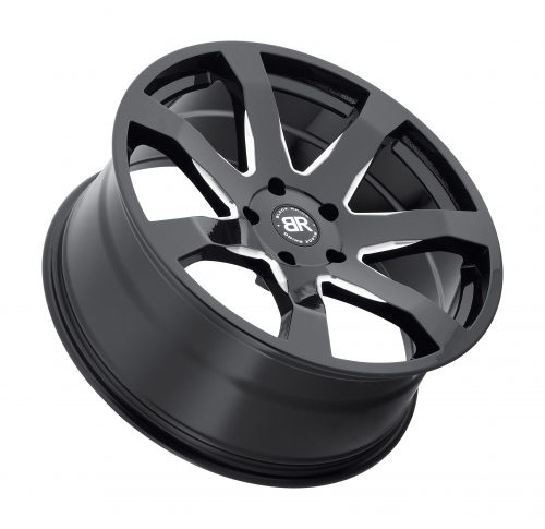 Black Rhino Mozambique Gloss Black & Milled 20x8.5 (+30) 6x135 - Image 2