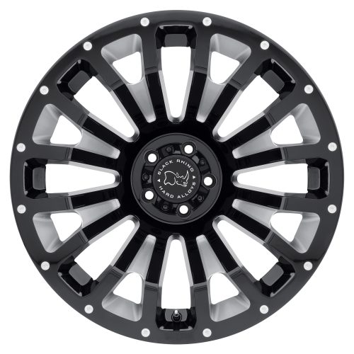 Black Rhino Pinatubo Gloss Black W/ Milled Inside Window 20x9.5 (-18) 5x127 - Image 3